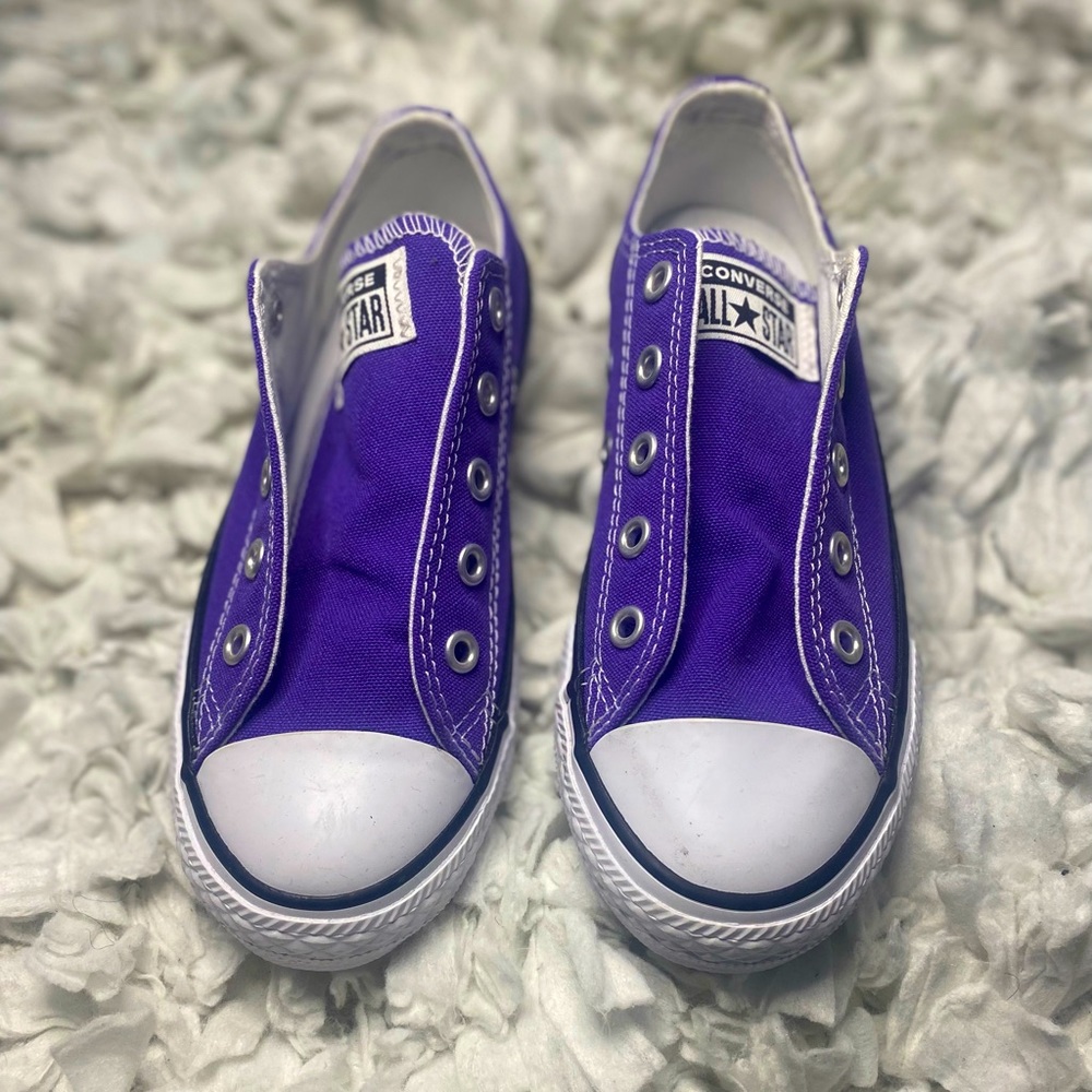 Purple Kids Converse